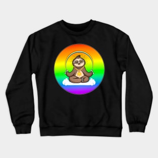 Sloth meditaten, me too Crewneck Sweatshirt